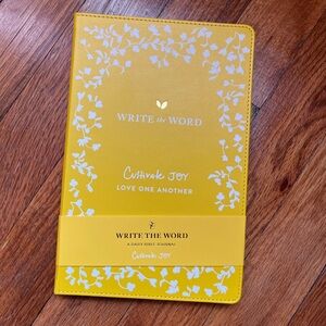 “Write the Word” journal - cultivate joy